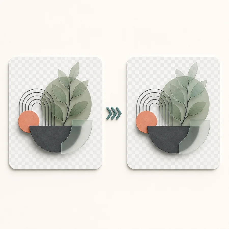 Same transparent graphic retaining soft alpha edges through a WebP to PNG conversion